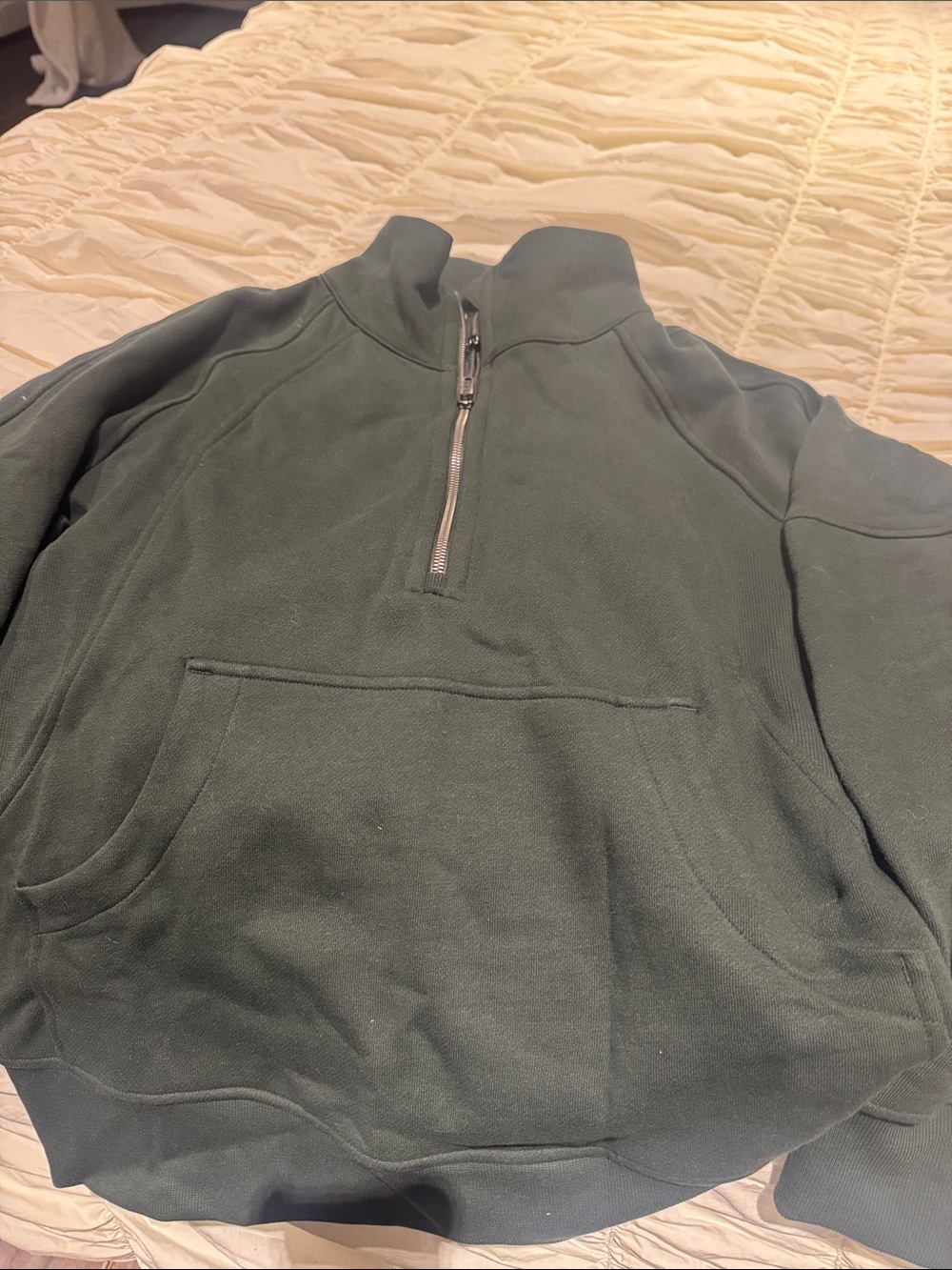 lululemon athletica Forest Green Half-Zip Pullover